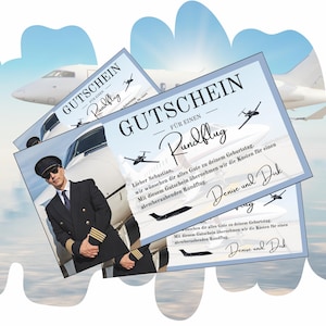 Bon pour un vol touristique | Idée cadeau avion | Bon cadeau pour une expérience de vol à voile | Vol d'aventure en Cessna | Nous décollons