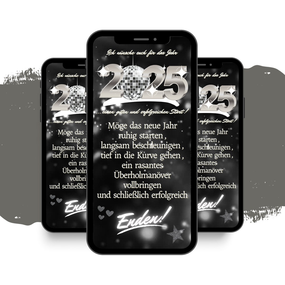 Ecard New Year's Eve Thank You Card | Digital Whatsapp New Year's Eve ...