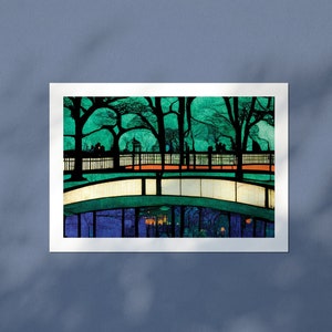 Victoria Park Hackney London - Art Print Original artwork