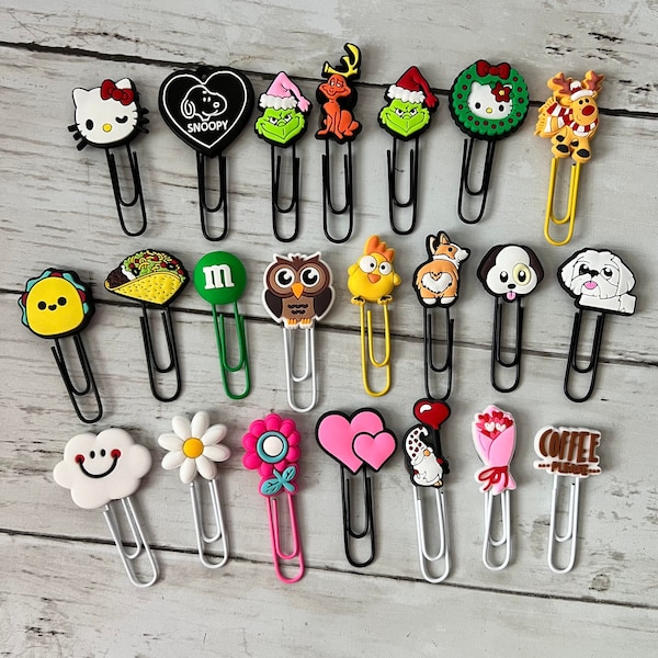 Paperclips | Choose Two | Planner Clips | Binder Clips | Notebook Clips | Bookmark