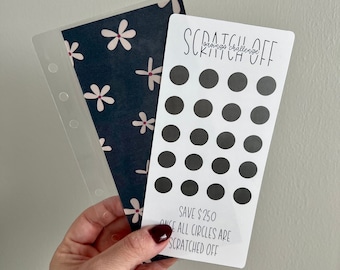 Scratch Off Savings Challenge, Savings Challenge, Mystery Savings Challenge for Cash Envelopes