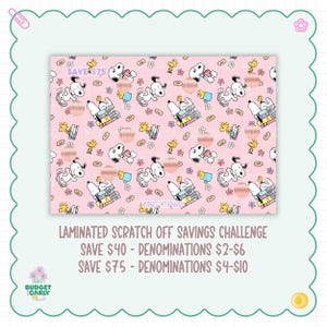 Scratch Off Savings Challenge: Cash Stuffing, Budget Binder