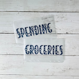 A6 Cash Envelopes for Cash Stuffing | Budget Envelopes for Cash Envelope Wallet | Money Envelopes for Budget Binder | Paycheck Budget
