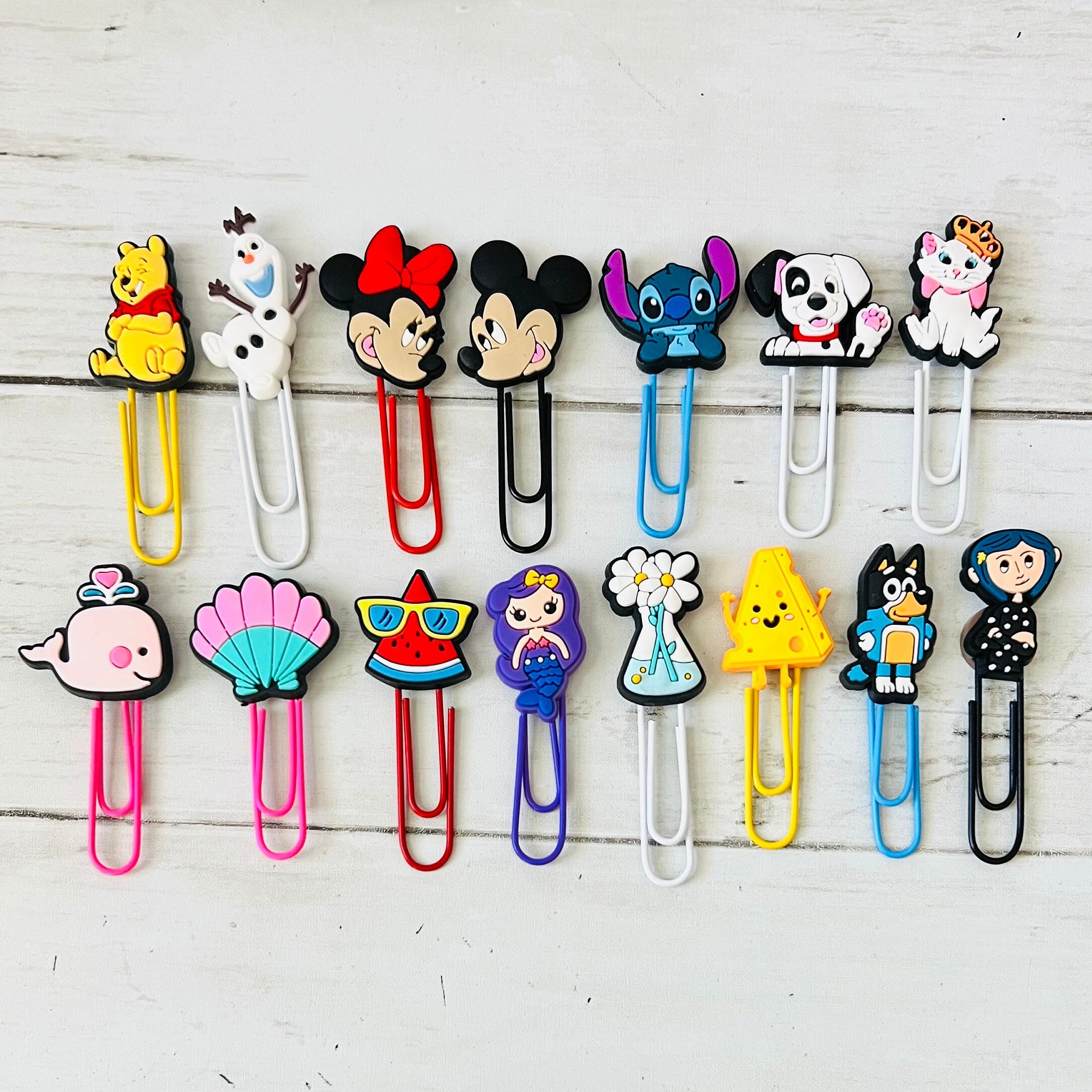 Fun Paperclip Set: Planner, Binder & Bookmark Clips - Choose Two - Etsy