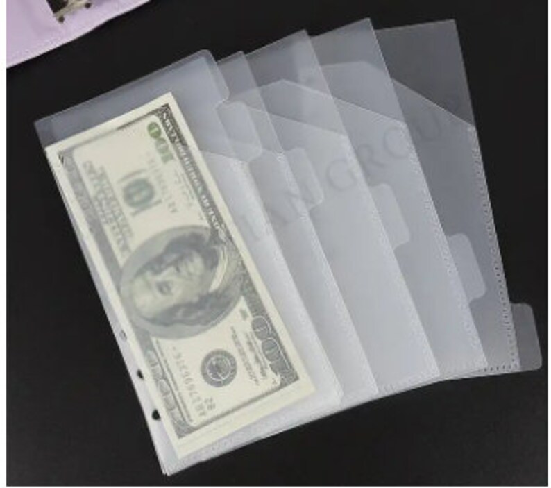 Cash Envelope Dividers for Cash Stuffing Vinyl Dividers for Etsy