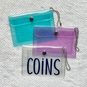 Credit Card Holder, ID Card Holder, Coin Pouch for Cash Envelope Wallet, Cash Stuffing, Budget Binder