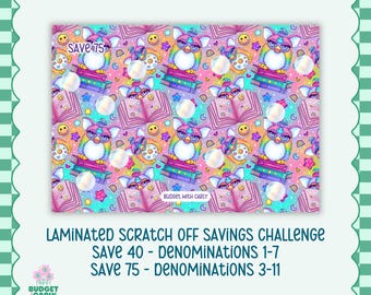 Scratch Off Savings Challenge: Cash Stuffing, Budget Binder