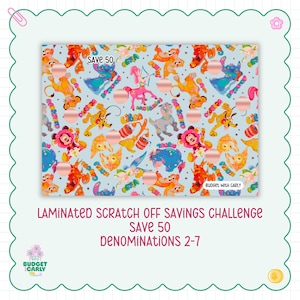 Zodiac Savings Challenge: Cash Stuffing Scratch-Off for Savings Binder