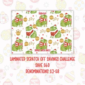 Christmas Capybara Savings Challenge for Cash Stuffing | Christmas Savings Challenge for Savings Binder | Money Challenge | Paycheck Budget