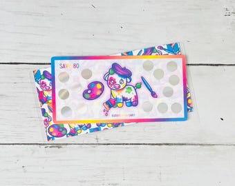 Desafío de ahorro para raspar, Desafío de ahorro para niños, Desafío de dinero para carpeta de ahorros, Desafío de ahorro, Desafío de ahorro A6