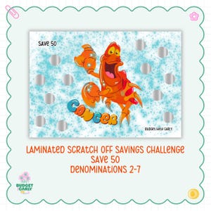 Zodiac Cancer Savings Challenge: Cash Stuffing, Scratch to Save