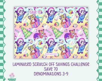 Christmas Savings Challenge: Scratch-Off Cash Stuffing Card