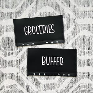 A6 Cash Envelopes for Cash Stuffing | Cash Envelopes for Cash Wallet | Money Envelopes for Budget Binder | Paycheck Budget
