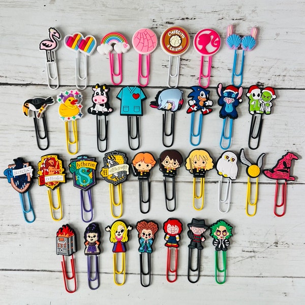 Paperclips | Choose Two | Planner Clips | Binder Clips | Notebook Clips | Bookmark