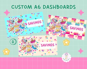 Custom Cash Envelope Inserts, Savings Challenge Dashboards, Cash Stuffing, Budget Binder
