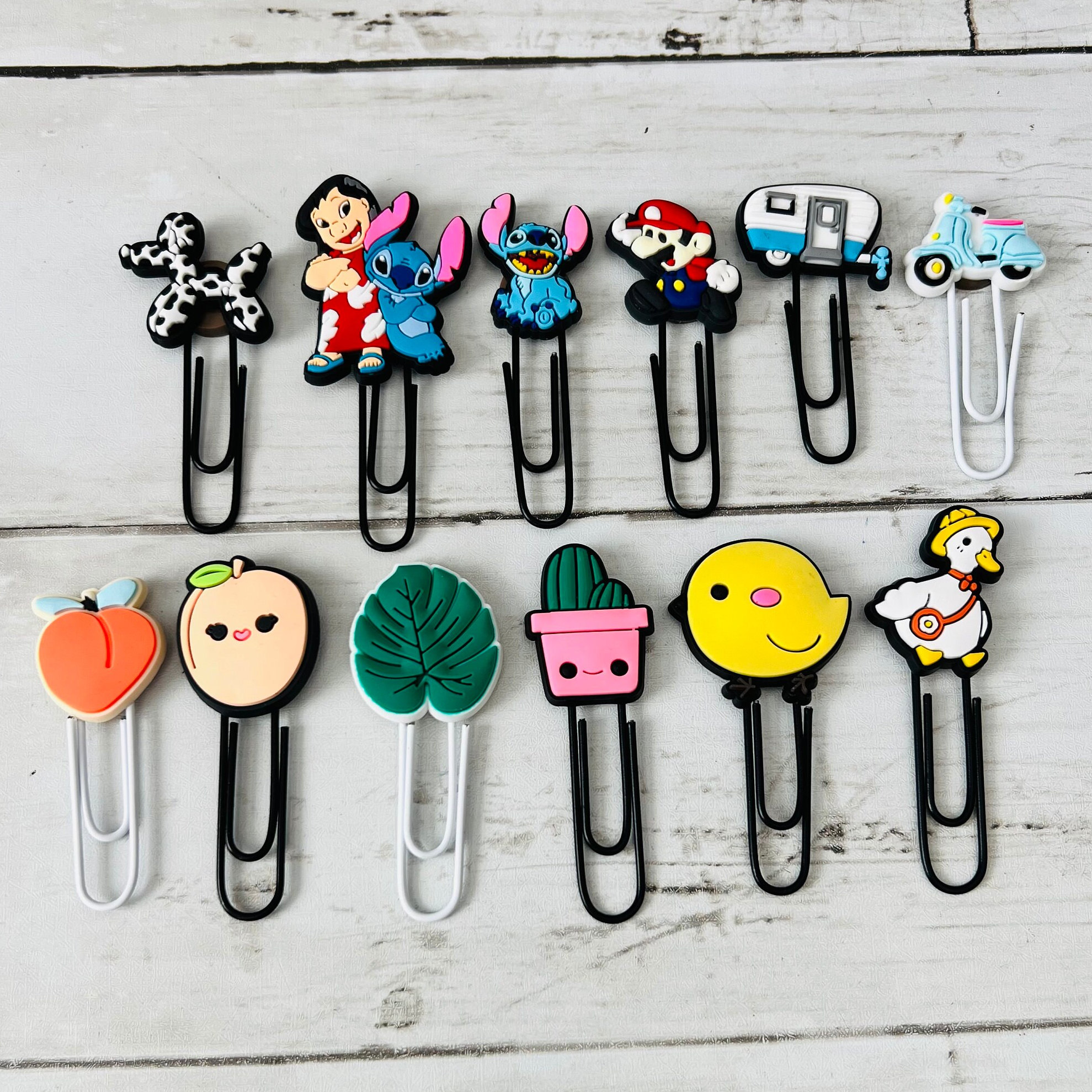 Paperclips | Choose Two | Planner Clips | Binder Clips | Notebook Clips ...