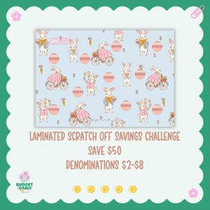 Easter Savings Challenge: Scratch-Off Game for Cash Stuffing