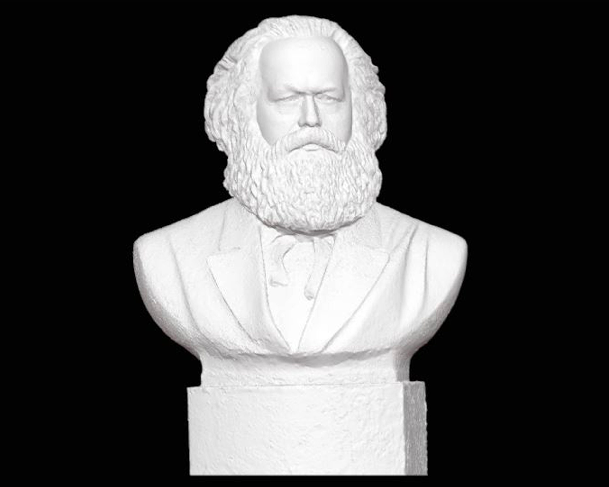 3D Printed Karl Marx Bust Statue, Size & Color Option - Etsy