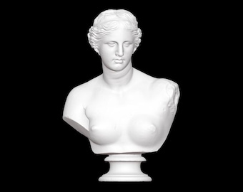 Venus de Milo Bust, Roman Goddess Sculpture, Size & Colour Options