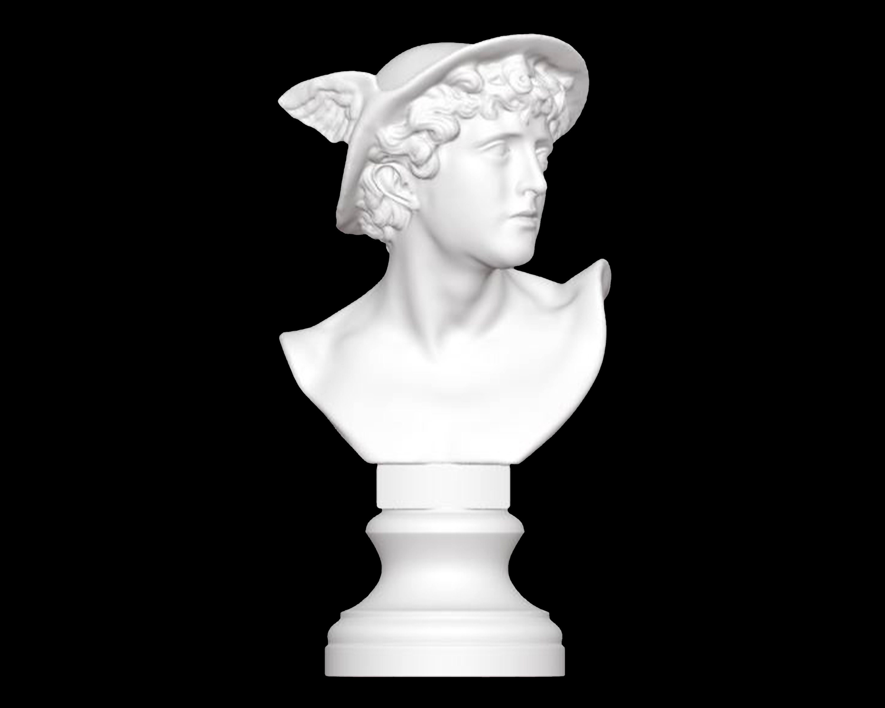 Hermes der Götterbote Figur Skulptur Statue der Mythologie