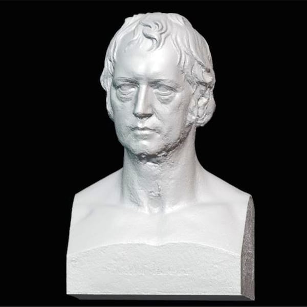 Georg Wilhelm Friedrich Hegel Bust, G. W. F. Hegel Statue, Hegel Sculpture, German Philosopher, 3D Printed Statue, Size & Colour Options