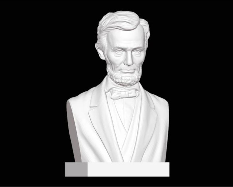 Abraham Lincoln Bust Abraham Lincoln Statue Lincoln Etsy