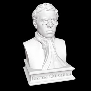 Emma Goldman Bust, Emma Goldman Sculpture, Feminism, Anarchism, 3D Printed Sculpture, Size & Colour Options