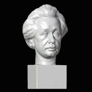 Albert Einstein Bust, Albert Einstein Statue, Einstein Sculpture, Theory of Relativity, 3D Printed Sculpture, Size & Colour Options