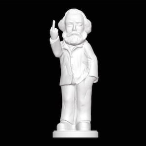 Karl Marx Sculpture, Karl Marx Statue, 3D Printed Statue, Size Colour Options