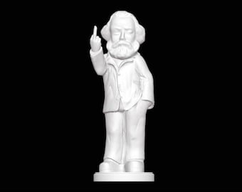 Karl Marx Sculpture, Karl Marx Statue, 3D Printed Statue, Size Colour Options