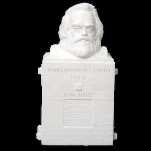 Karl Marx Bust, Karl Marx Statue, 3D Printed Statue, Tomb of Karl Marx, Philosopher Statue,  Marxism, Socialist Art, Size & Colour Option