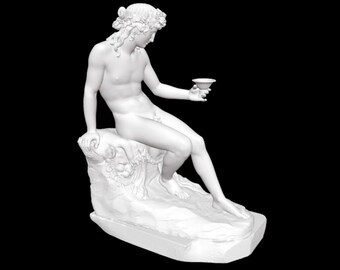 Dionysus Statue, 3D Printed Statue, Size & Colour Option