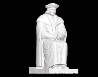 Sir Thomas More Statue, Thomas More Sculpture, Politician Statue, Philopher Sculpture, 3D Printed Sculpture, Size & Colour Options