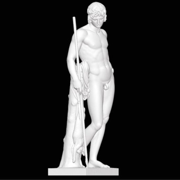 Adonis Statue, Adonis Sculpture, Ancient Statue, 3D Printed Statue, Size & Colour Options