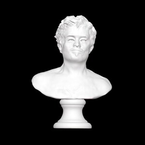Honoré de Balzac Bust, Honoré de Balzac Statue, Balzac Sculpture, French Novelist, 3D Printed Sculpture, Size & Colour Options