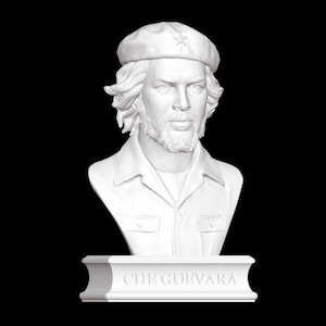 Ernesto Che Guevara Bust, Che Guevara Statue, Socialist Art, 3D Printed Statue, Size & Colour Options
