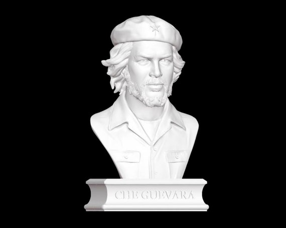 Ernesto Che Guevara Bust, Che Guevara Statue, Socialist Art, 3D Printed Statue, Size & Colour Options