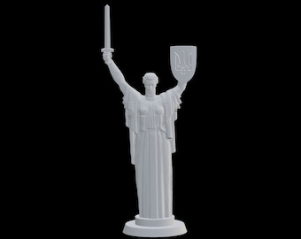 Estatua del Monumento a la Madre Patria, Ucrania, réplica impresa en 3D, varias opciones de tamaño.
