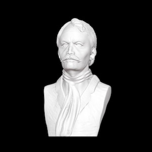 Emiliano Zapata Sculpture, Emiliano Zapata Statue, Zapata Bust, Mexician Revolution, 3D Printed Sculpture, Size & Colour Option