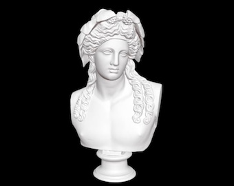 Dionysus buste, Bacchus buste, Dionysus standbeeld, 3D geprint standbeeld, grootte & kleur optie