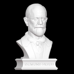 Sigmund Freud Bust, Sigismund Schlomo Freud Statue, Freud Sculpture, Austrian Psychoanalyst, 3D Printed Sculpture, Size & Colour Options