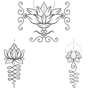 Lotus SVG, Lotus Vector, Lotus Flower SVG,PNG, Lotus Tattoo Design, Meditation Clipart, Hinduism Svg, Lotus Mandala svg,Lotus Flower Boho