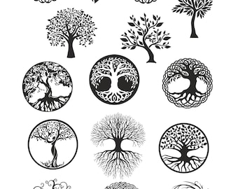 Family Tree Cricut, Tree Silhouette, Celtic tree of life svg, Tree of life Svg, Tree of life Clipart, Celtic Tree PNG, Celtic Tree SVG