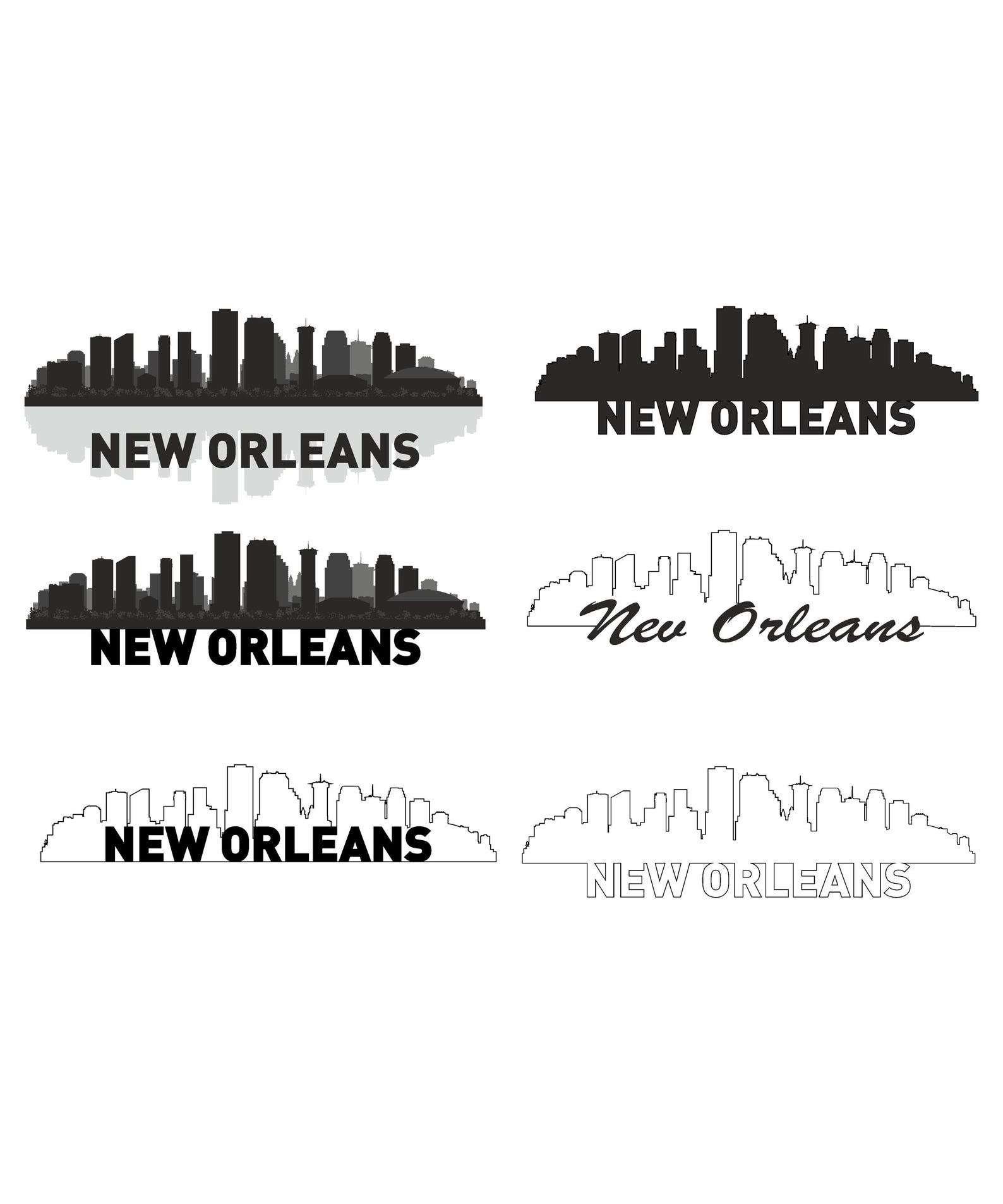 New Orleans Skyline SVG, New Orleans SVG, New Orleans PNG, New Orleans ...