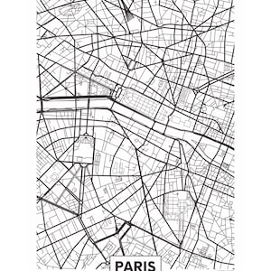 パリ Svg、Png、Cdr、AI、Eps、Dxf、パリの地図、パリのアート、パリのストリート ネットワーク、パリの市内地図、パリの地図、パリのカット ファイル
