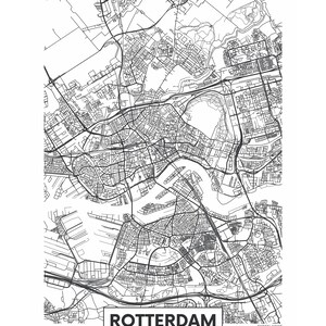 Rotterdam Svg,Png,Cdr,AI,Eps,Dxf,Mapa de Rotterdam,Rotterdam,Red de calles de Rotterdam,Mapa de la ciudad de Rotterdam,Mapa de Rotterdam,Archivo de corte de Rotterdam
