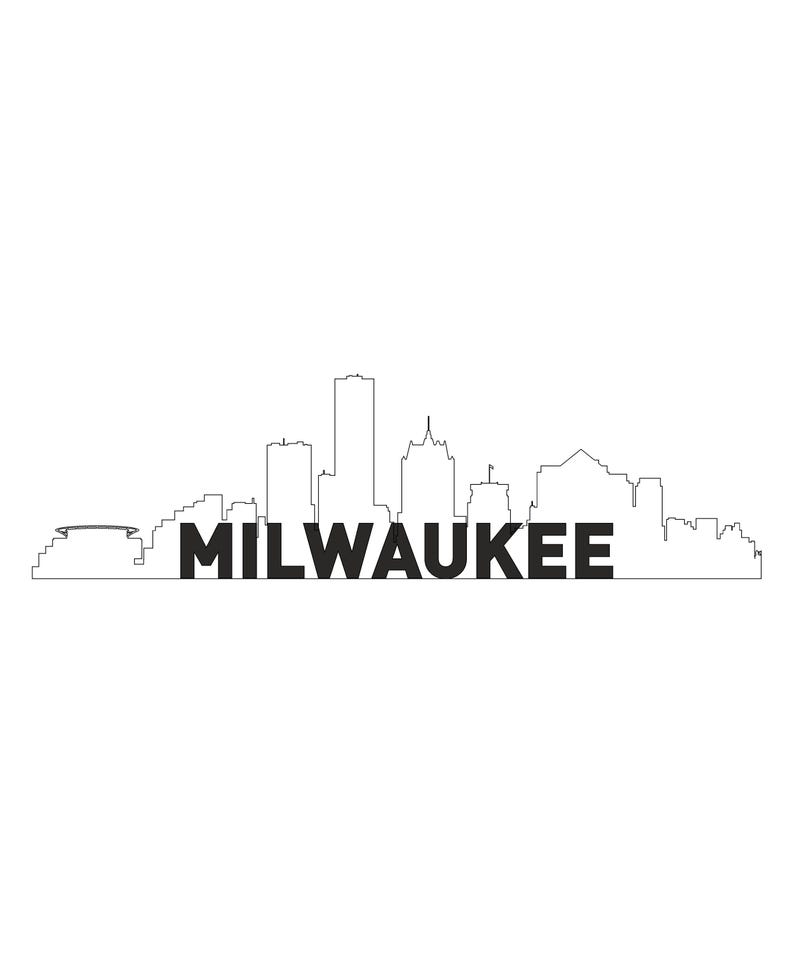Milwaukee Skyline Svg, Milwaukee SVG, Milwaukee PNG, Milwaukee Vector ...