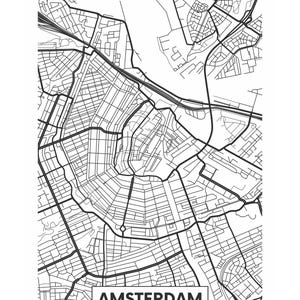 Amsterdam Svg, Png, Cdr, AI, Eps, Dxf, Amsterdamse kaart, Amsterdam Art, Street Network Amsterdam, Amsterdam City Map, Amsterdam Cut-bestand