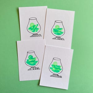 Lino cocktail A6 Vert