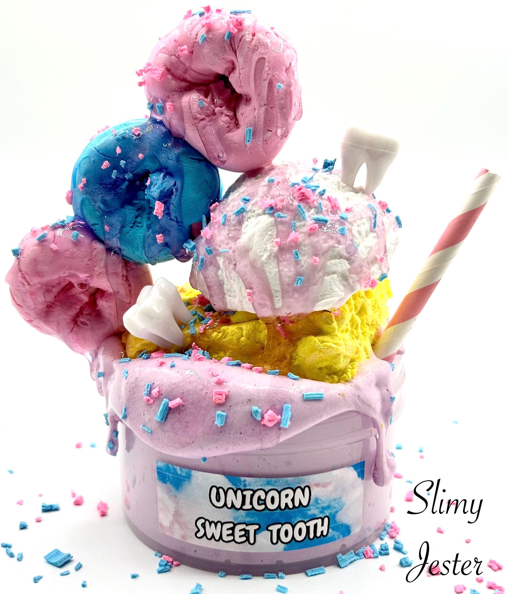 Unicorn Sweet Tooth - Butter Slime - ASMR - DIY Clay